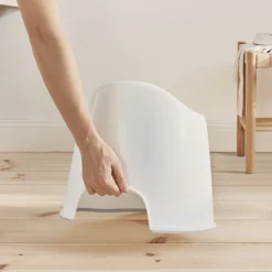 Pot fauteuil blanc et gris