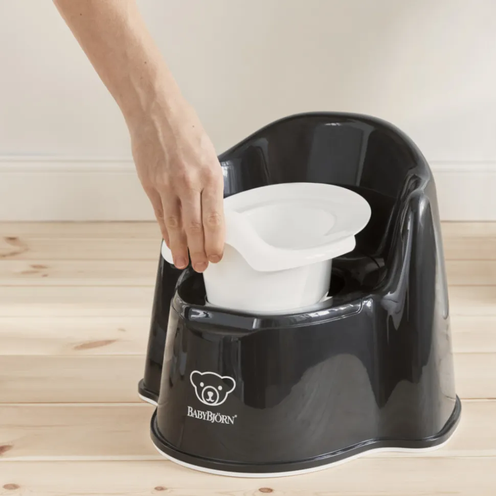 Pot fauteuil noir