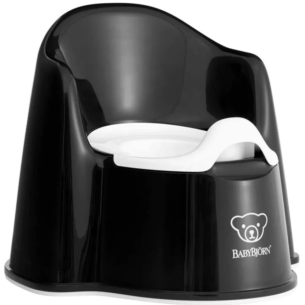 Pot fauteuil noir
