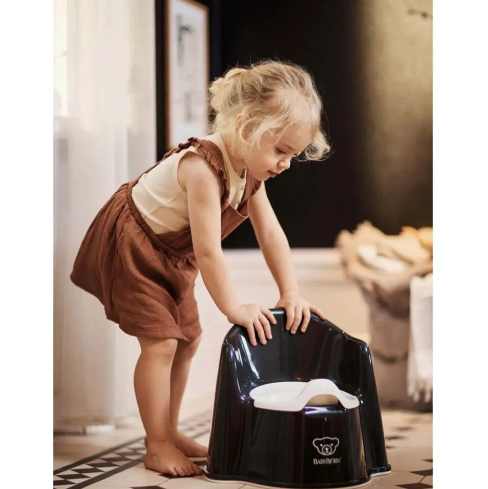 Pot fauteuil noir