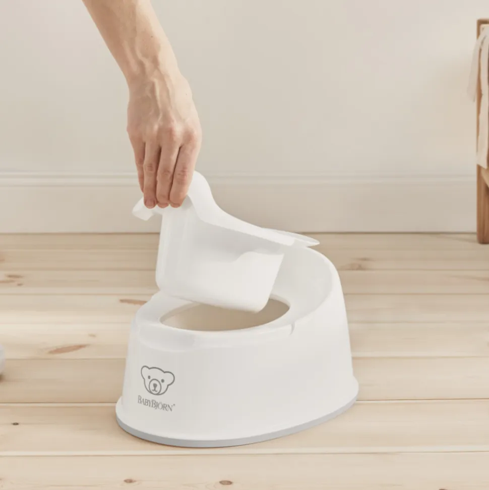 Pot smart blanc et gris