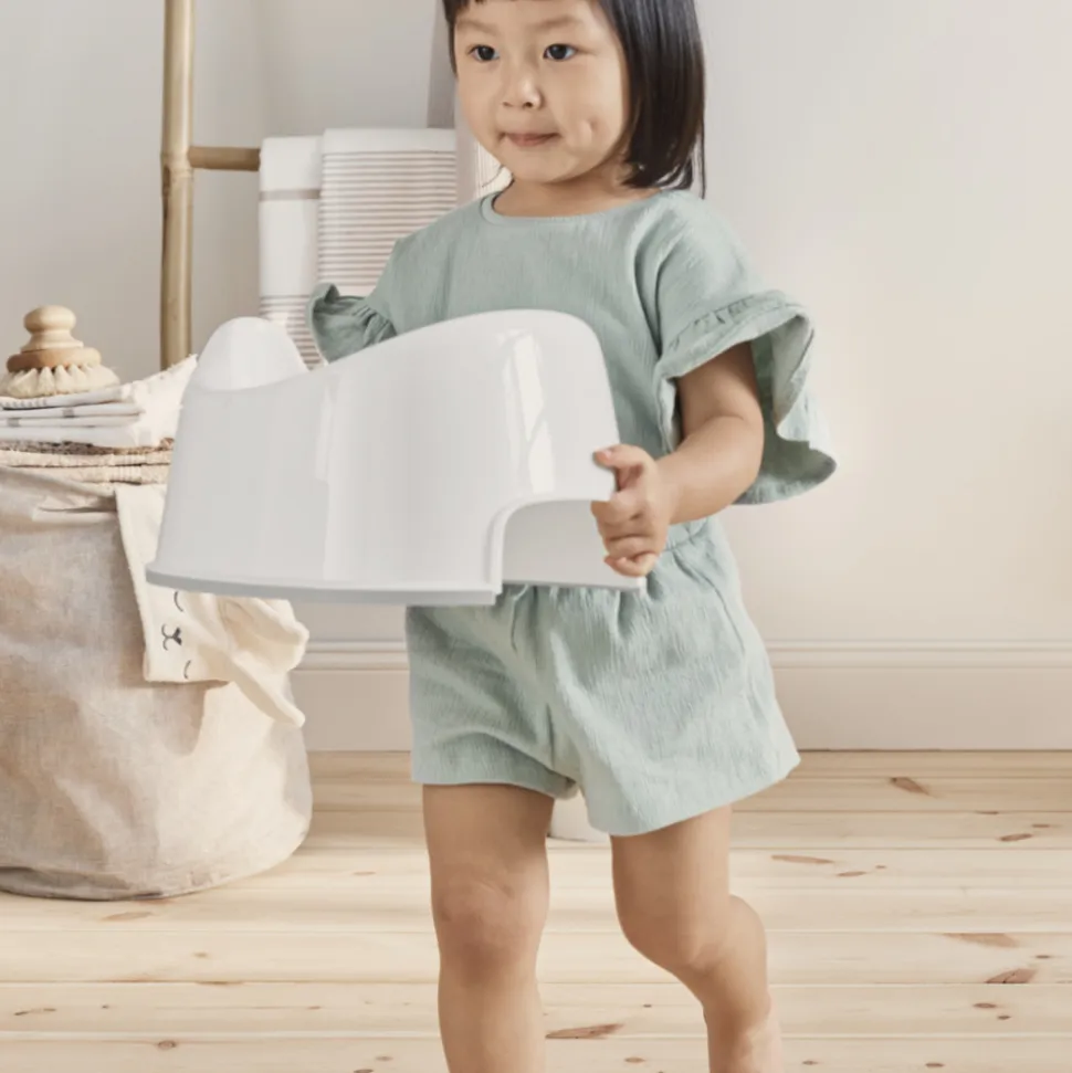 Pot smart blanc et gris