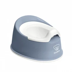 Pot smart bleu profond et blanc