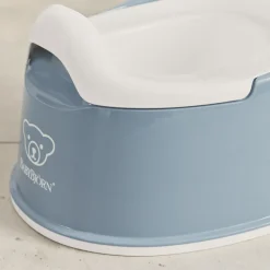 Pot smart bleu profond et blanc