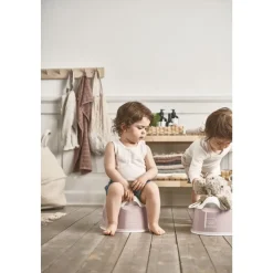 Pot smart rose pastel et blanc