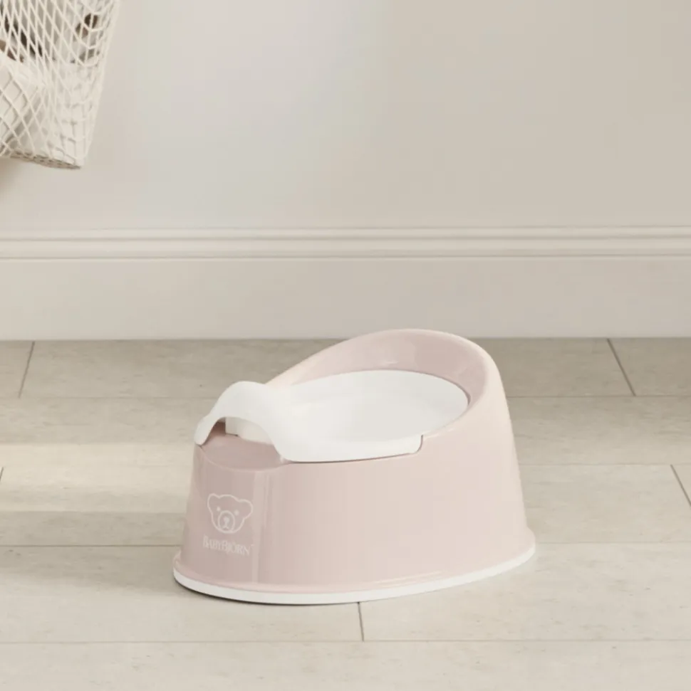 Pot smart rose pastel et blanc