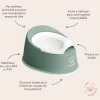 Pot smart vert profond et blanc