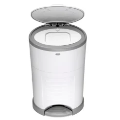 Poubelle à couches blanche 16l