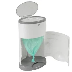 Poubelle à couches blanche 16l