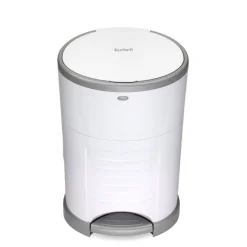 Poubelle à couches blanche 16l
