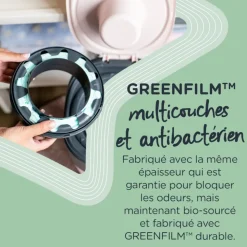 Poubelle à couches twist & click + recharges par 12