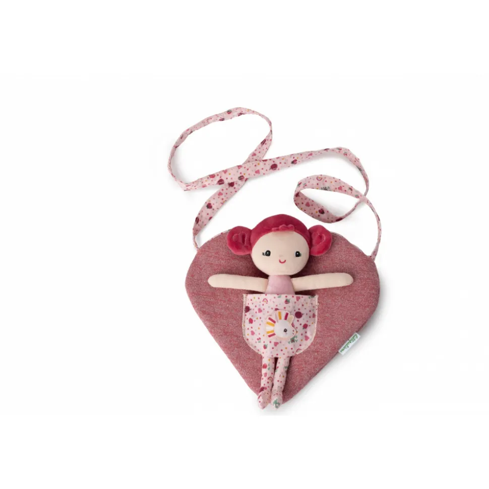 Poupée et sac à main cœur aline
