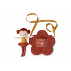 Poupée et sac à main fleur adèle
