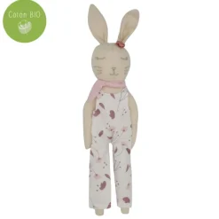 Poupée lapin - rose et lili