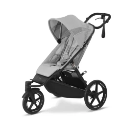 Poussette avi spin 3 roues tout-terrain et running fog grey