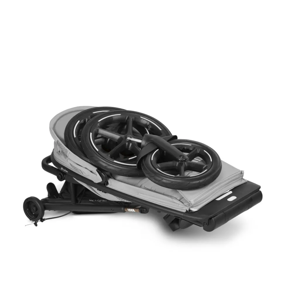 Poussette avi spin 3 roues tout-terrain et running fog grey