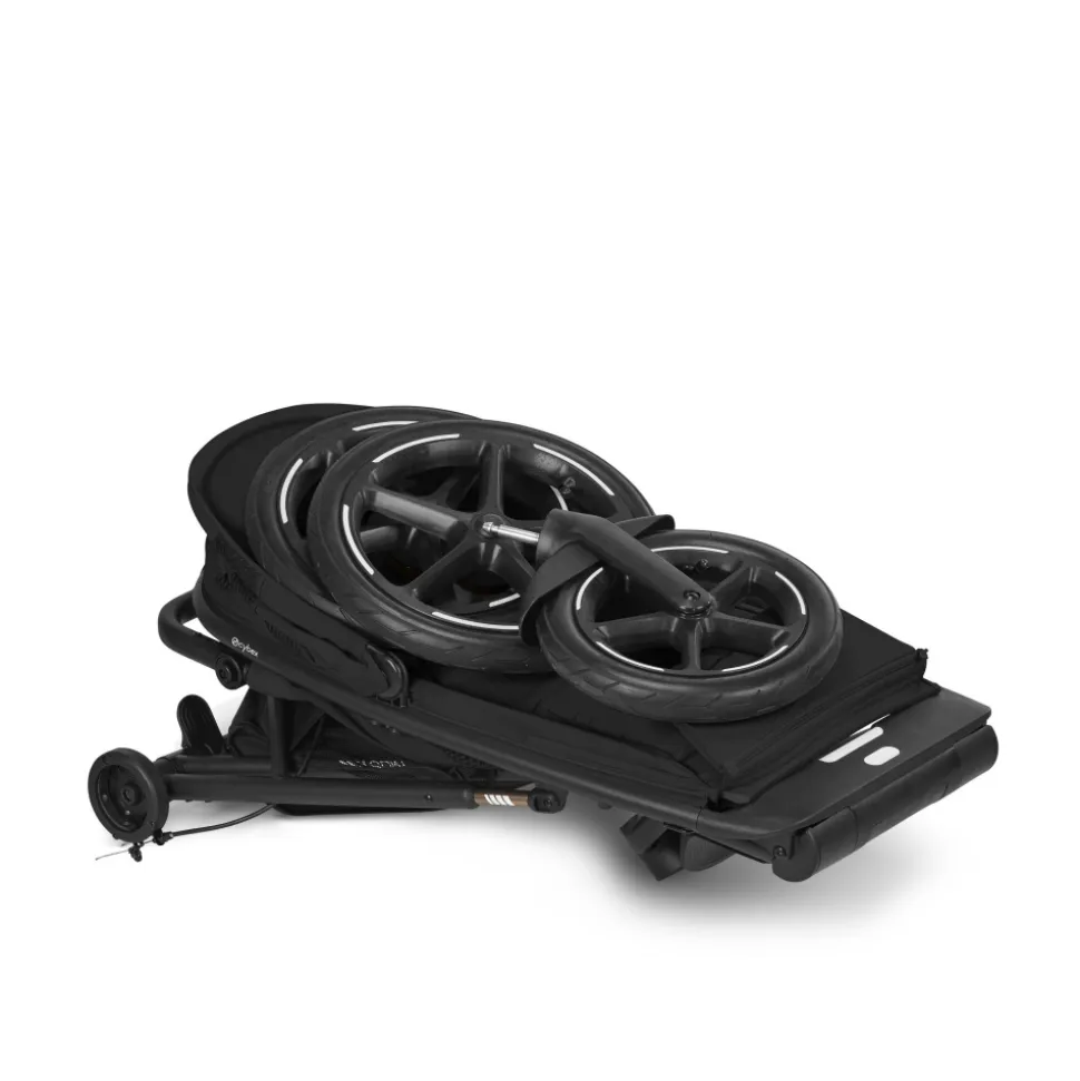 Poussette avi spin 3 roues tout-terrain et running moon black