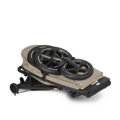 Poussette avi spin 3 roues tout-terrain et running almond beige