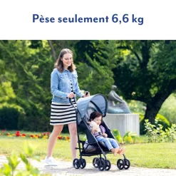 Poussette canne ezlite midnight