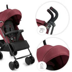 Poussette canne siesta 2 dark ruby