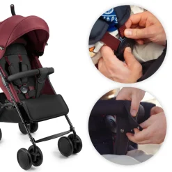 Poussette canne siesta 2 dark ruby