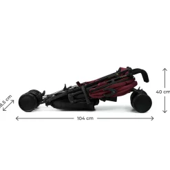 Poussette canne siesta 2 dark ruby