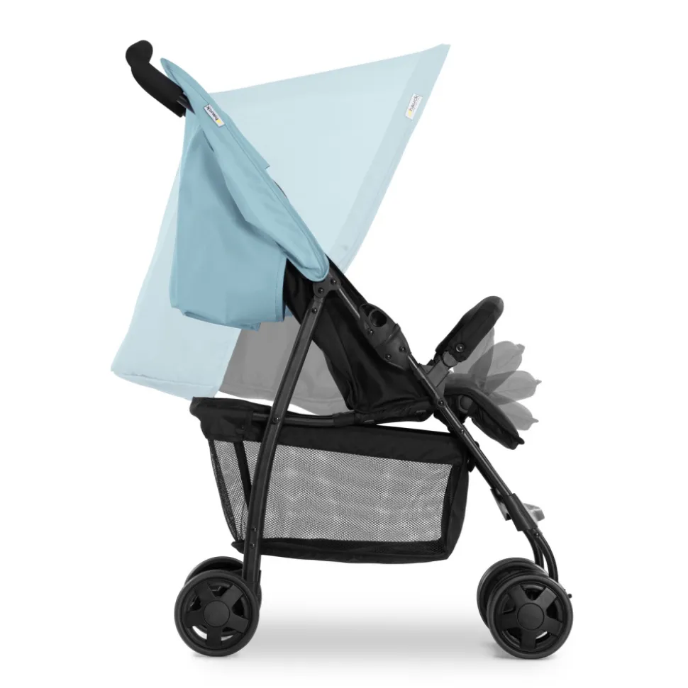 Poussette canne sport blue