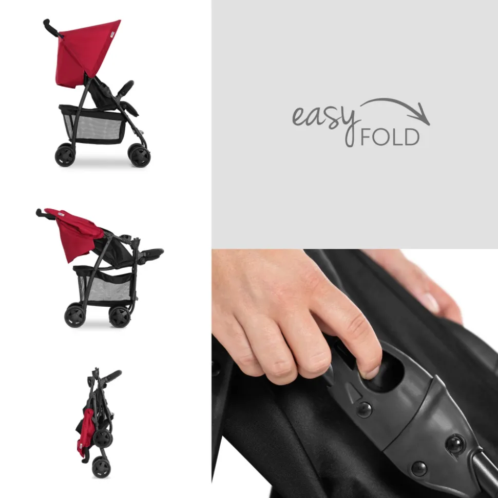 Poussette canne sport red