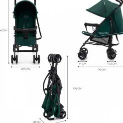 Poussette canne tik gris