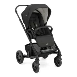 Poussette chrome shale noir