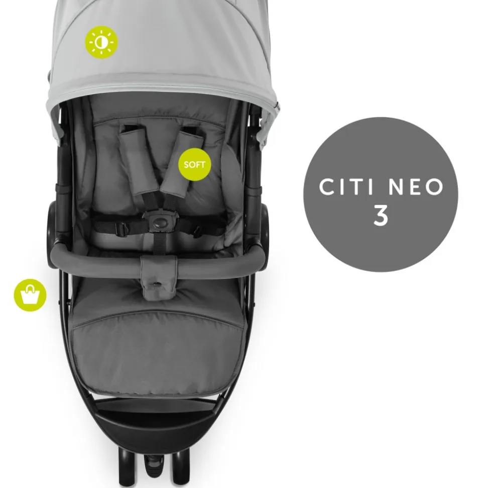 Poussette citi neo 3 grey