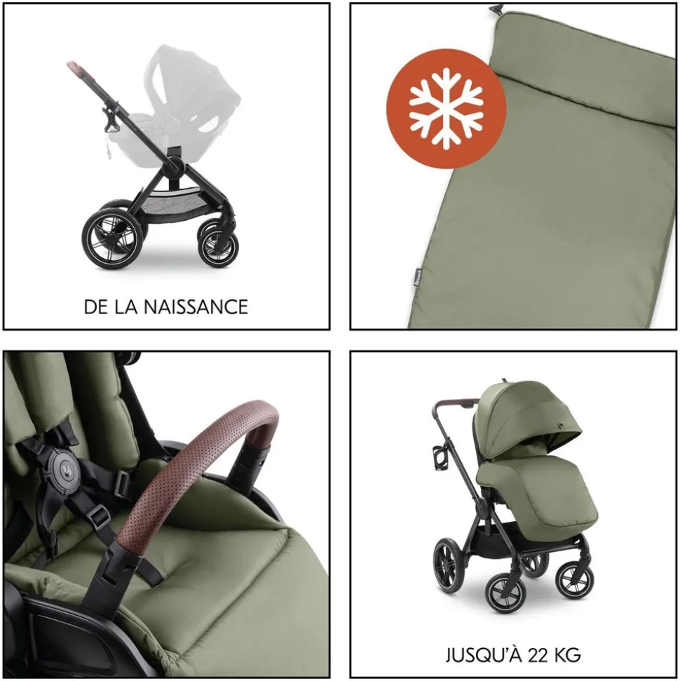 Poussette comfort n care olive
