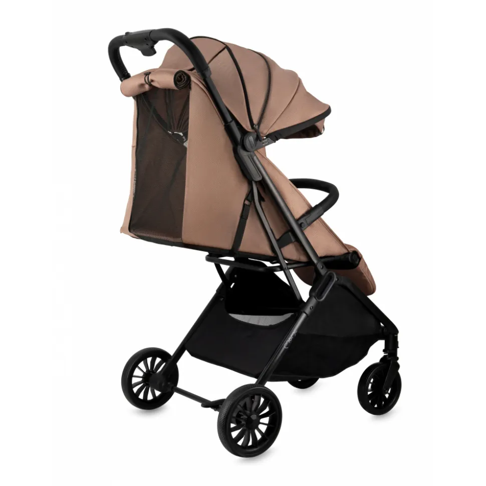 Poussette compacte andrea marron clair