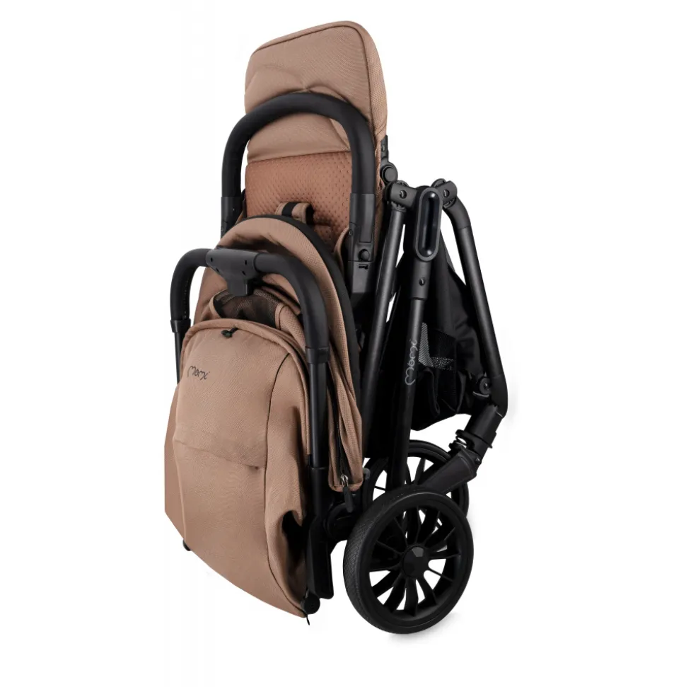 Poussette compacte andrea marron clair