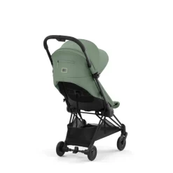Poussette compacte coya leaf green châssis matt black