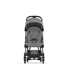 Poussette compacte coya mirage grey châssis matt black