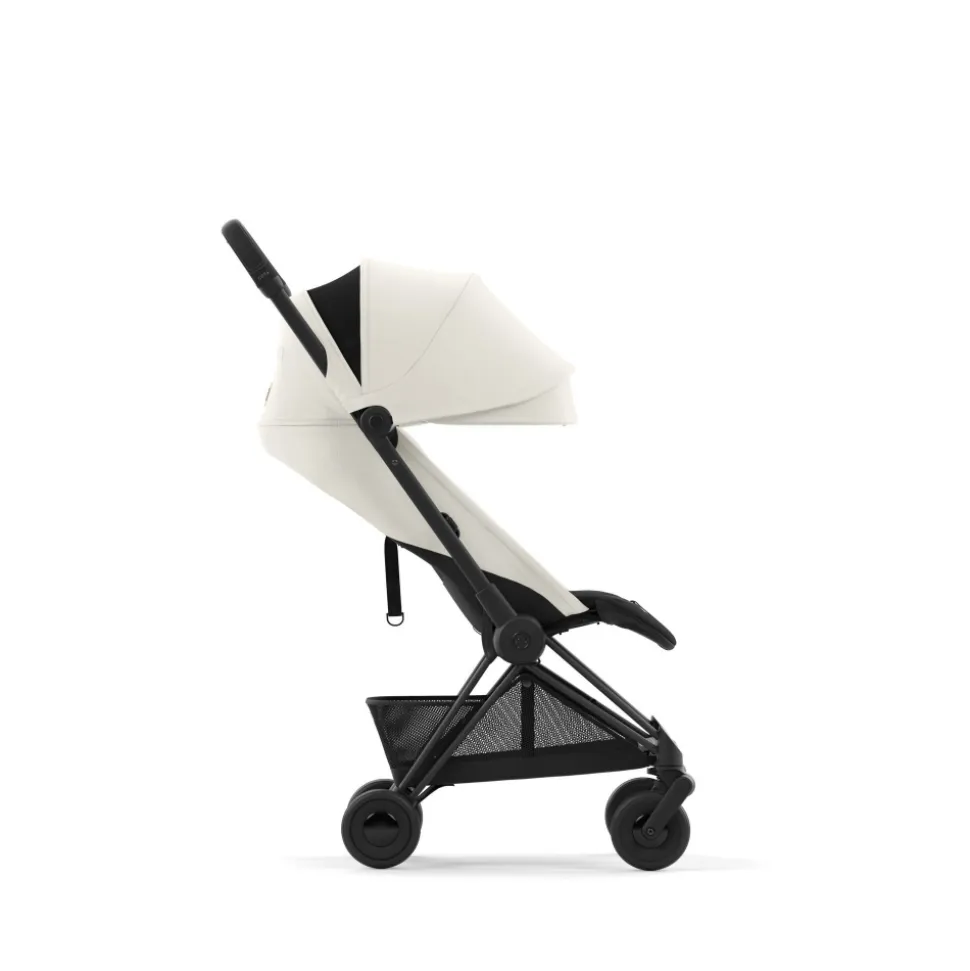 Poussette compacte coya off white châssis matt black