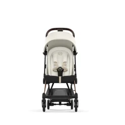 Poussette compacte coya off white châssis rosegold