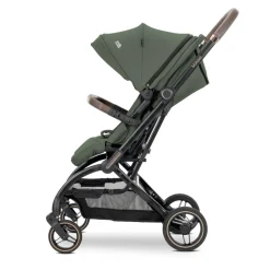 Poussette compacte makaya rotative 360° vert