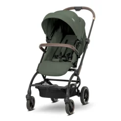 Poussette compacte makaya rotative 360° vert
