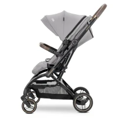 Poussette compacte makaya rotative 360° gris
