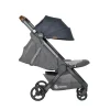 Poussette compacte metro+ deluxe gris bleu
