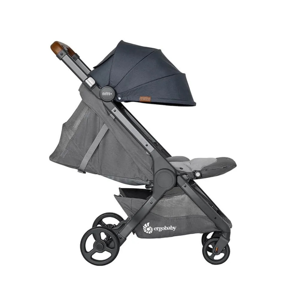 Poussette compacte metro+ deluxe gris bleu