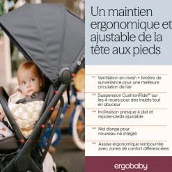 Poussette compacte metro 3 onyx black