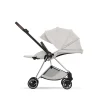 Poussette compacte mios 4 city grey châssis chrome