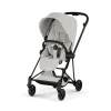 Poussette compacte mios 4 city grey châssis matt black