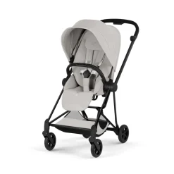 Poussette compacte mios 4 city grey châssis matt black