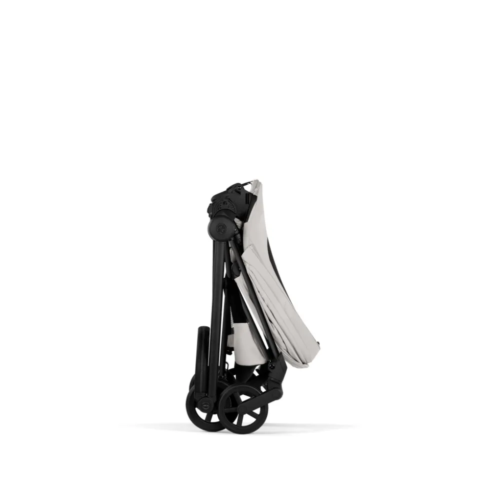 Poussette compacte mios 4 city grey châssis matt black