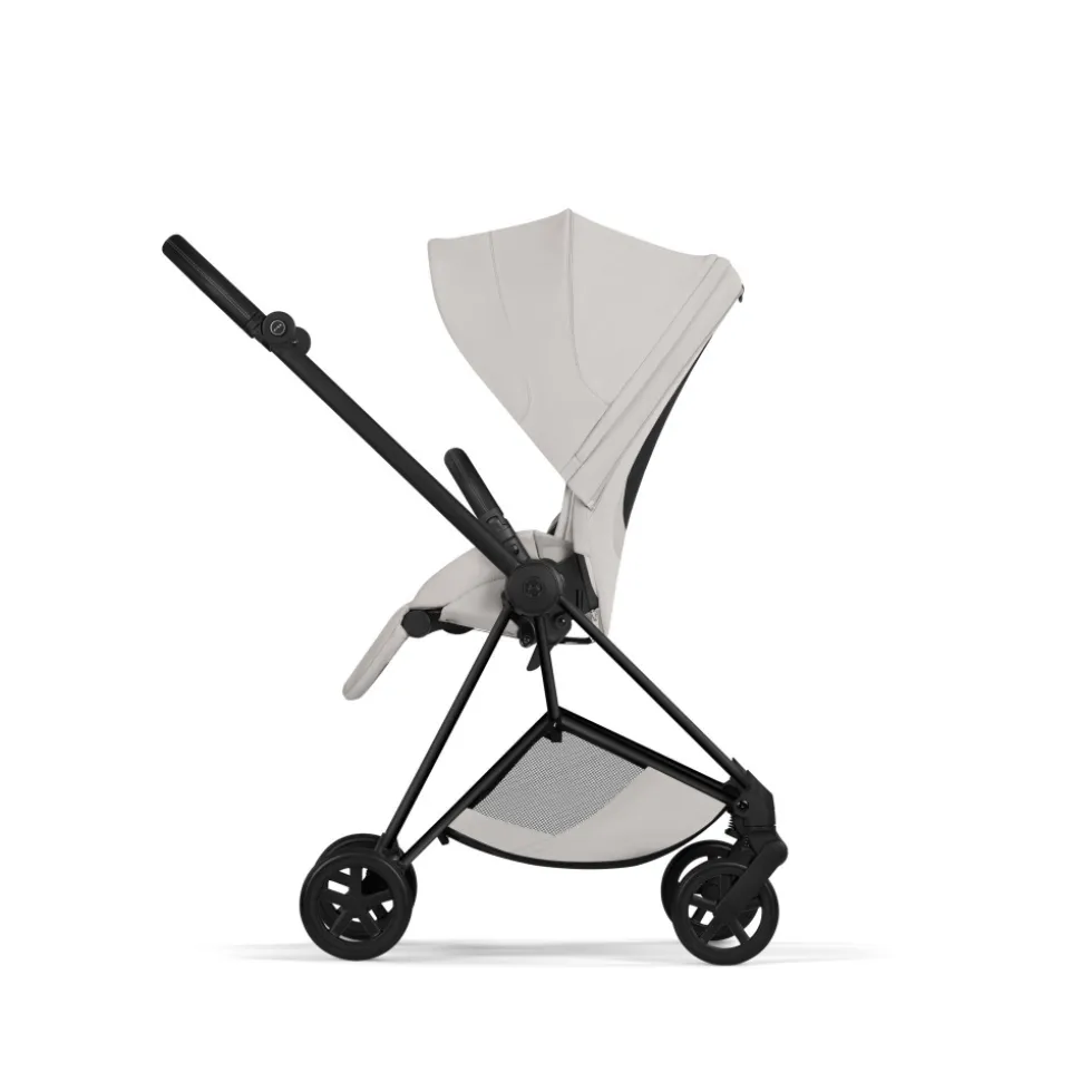 Poussette compacte mios 4 city grey châssis matt black