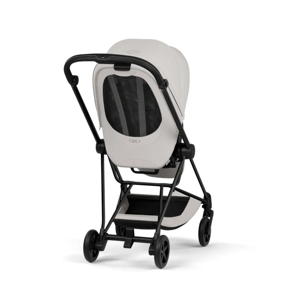Poussette compacte mios 4 city grey châssis matt black